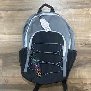 Gray and Black Backpack